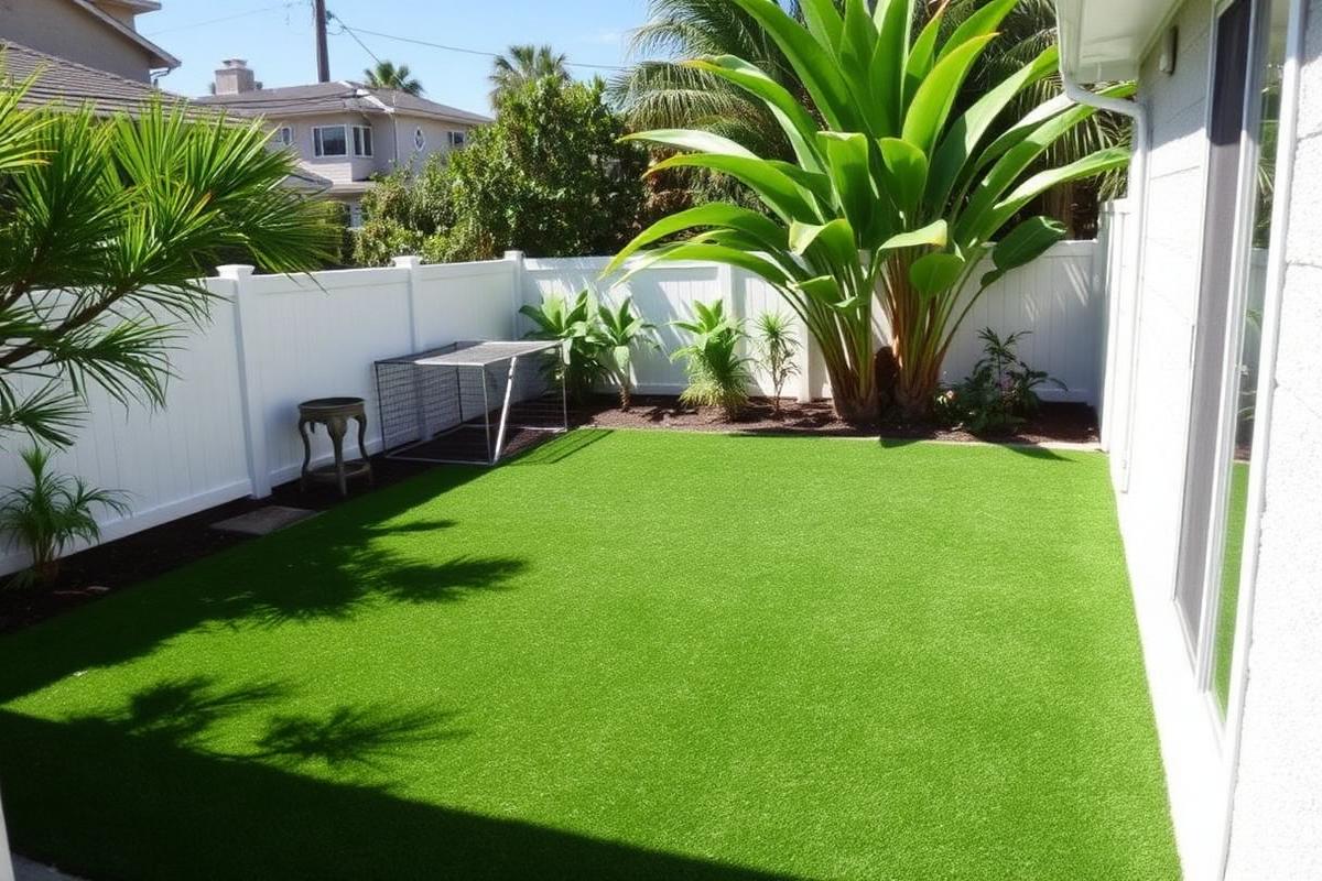 Pet-Friendly Turf Side Yard