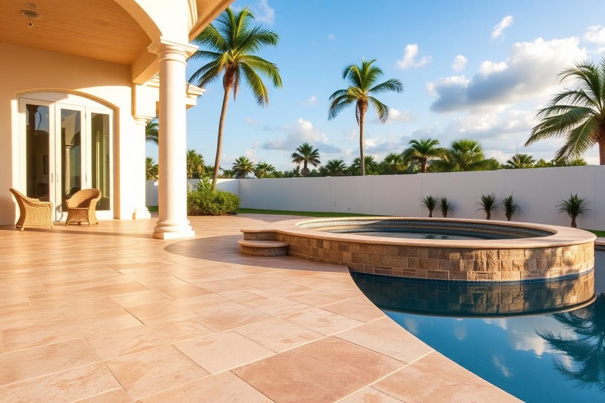 Travertine vs. Porcelain Pool Decks: Which Is Right for You?